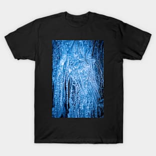 Icicles on mountain wall T-Shirt